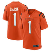 Ja'Marr Chase Cincinnati Bengals Alternate Game Jersey - Orange | Nike sale