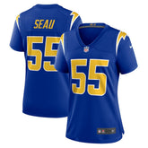 Junior Seau Los Angeles Chargers Women's Retired Game Jersey - Royal | Nike online