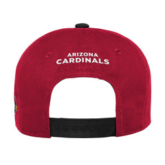 Arizona Cardinals Youth Lock Up Snapback Hat - Cardinal/Black discount