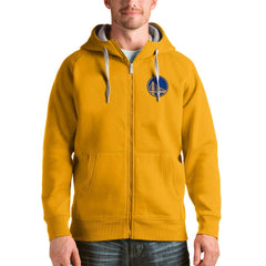 Golden State Warriors Antigua Logo Victory Full-Zip Hoodie sale - Gold discount