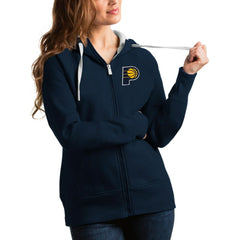 Indiana Pacers Antigua Women's Victory Full-Zip Hoodie - Navy cheap