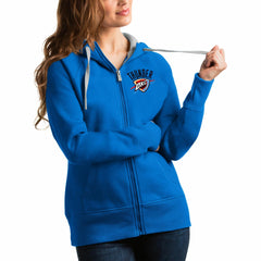 Oklahoma City Thunder Antigua Women's Victory Full-Zip Hoodie - Blue cheap