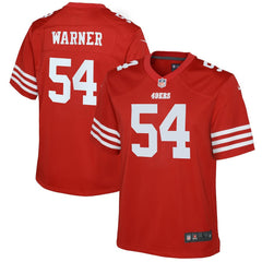 Fred Warner San Francisco 49ers Youth Game Jersey - Scarlet | Nike online