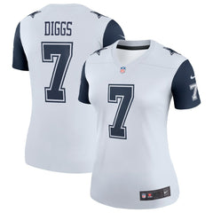 Trevon Diggs Dallas Cowboys Women's Legend Player Performance Top - White | Nike for sale