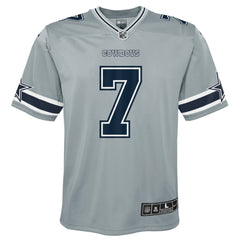 Trevon Diggs Dallas Cowboys Youth Inverted Game Jersey - Silver | Nike outlet