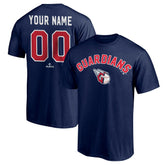 Cleveland Guardians Personalized Winning Streak T-Shirt - Navy