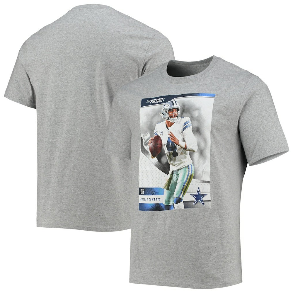 Dak Prescott Dallas Cowboys Name & Number T-Shirt - Heathered Gray outlet
