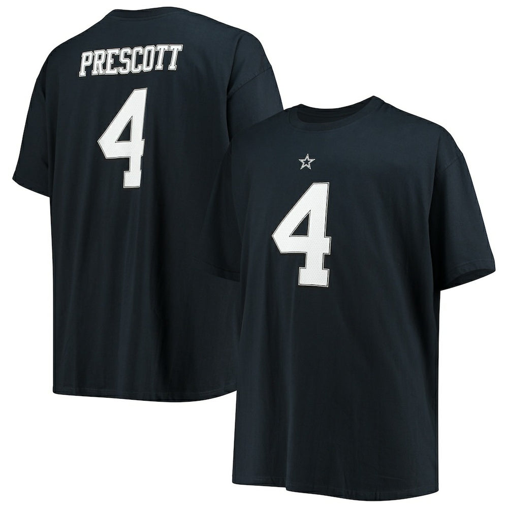 Dak Prescott Dallas Cowboys Big & Tall Player Name & Number T-Shirt - Navy sale
