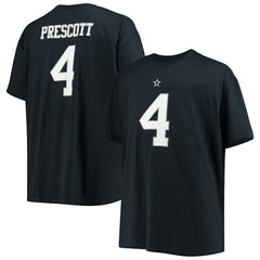 Dak Prescott Dallas Cowboys Big & Tall Player Name & Number T-Shirt - Navy sale