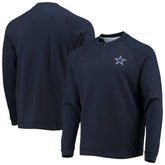 Dallas Cowboys Sunset Slub Raglan Henley Long Sleeve T-Shirt - Navy for sale