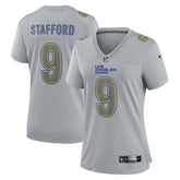 Matthew Stafford Los Angeles Rams Women's Atmosphere Fashion Game Jersey - Gray | Nike cheap