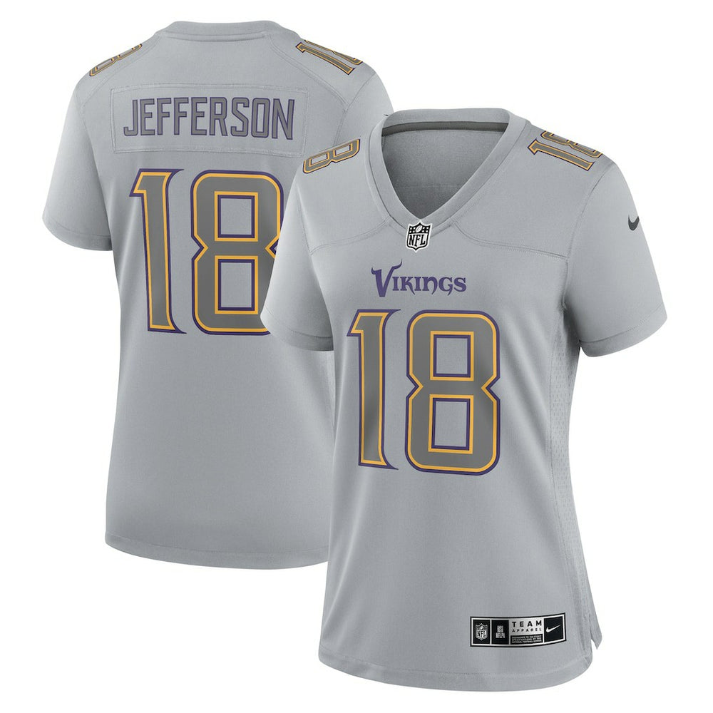 Justin Jefferson Minnesota Vikings Women's Atmosphere Fashion Game Jersey - Gray | Nike discount