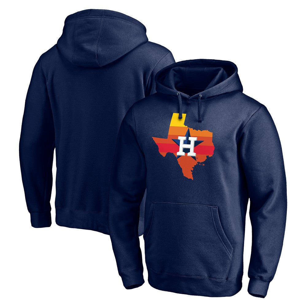 Houston Astros Hometown Collection Texas Sunrise Pullover Hoodie - Navy