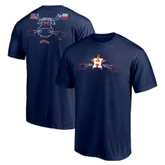 Houston Astros Hometown Collection Scoreboard Bull T-Shirt - Navy