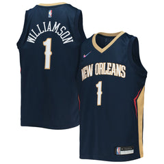 Zion Williamson New Orleans Pelicans Youth 2021/22 Diamond Swingman Jersey - Icon Edition - Navy | Nike cheap