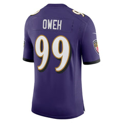 Odafe Oweh Baltimore Ravens Vapor Limited Jersey - Purple | Nike outlet