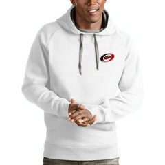 Carolina Hurricanes Antigua Victory Pullover Hoodie White
