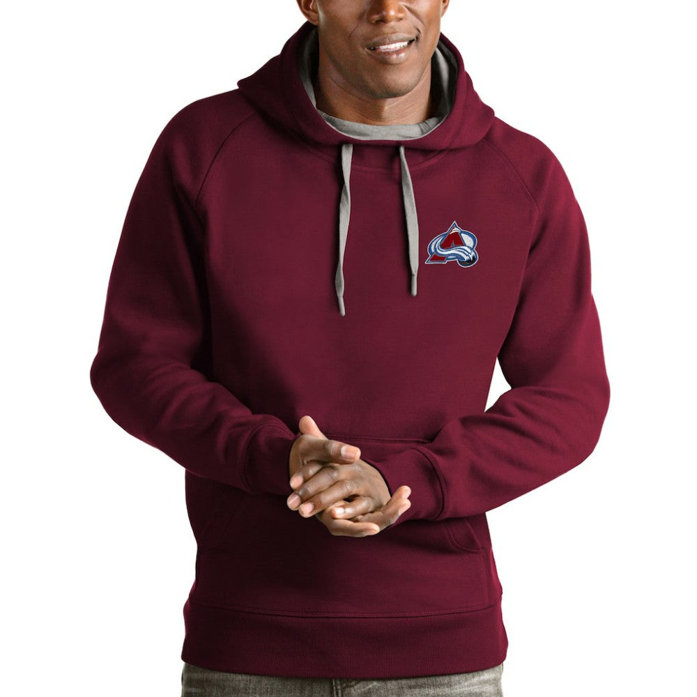 Colorado Avalanche Antigua Victory Pullover Hoodie Burgundy