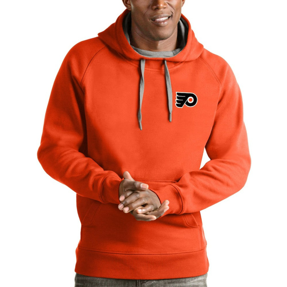 Philadelphia Flyers Antigua Team Victory Pullover Hoodie Orange