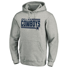 Dallas Cowboys Onside Stripe Pullover Hoodie - Heathered Gray for sale