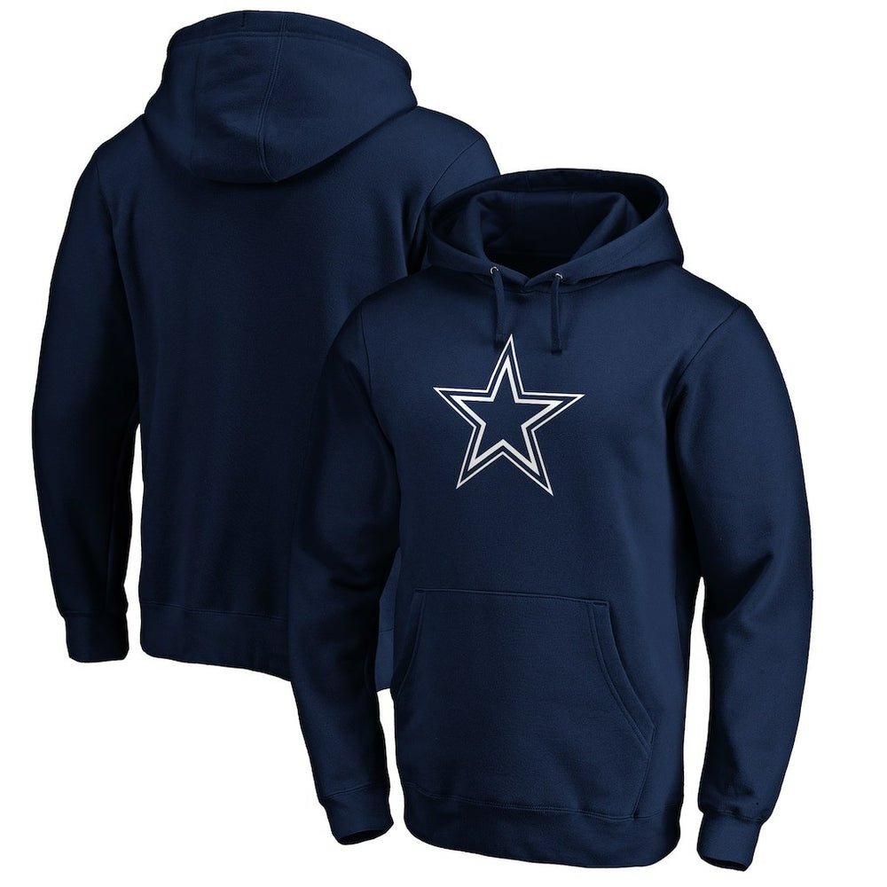 Dallas Cowboys Primary Logo Fitted Pullover Hoodie - Navy online