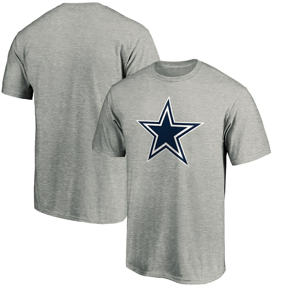 Dallas Cowboys Primary Logo T-Shirt - Heather Gray discount
