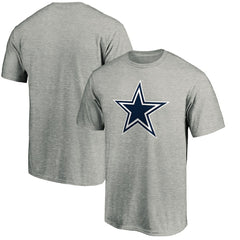 Dallas Cowboys Primary Logo T-Shirt - Heather Gray discount