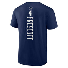 Dak Prescott Dallas Cowboys Playmaker T-Shirt - Navy for sale