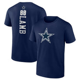 CeeDee Lamb Dallas Cowboys Playmaker T-Shirt - Navy for sale