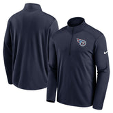 Tennessee Titans Logo Pacer Performance Half-Zip Jacket - Navy | Nike online