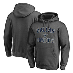 Dallas Cowboys Victory Arch Team Fitted Pullover Hoodie - Charcoal on sale