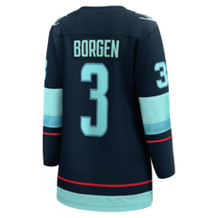 Will Borgen Seattle Kraken Fanatics Women's Home Breakaway Player Jersey Deep Sea Blue