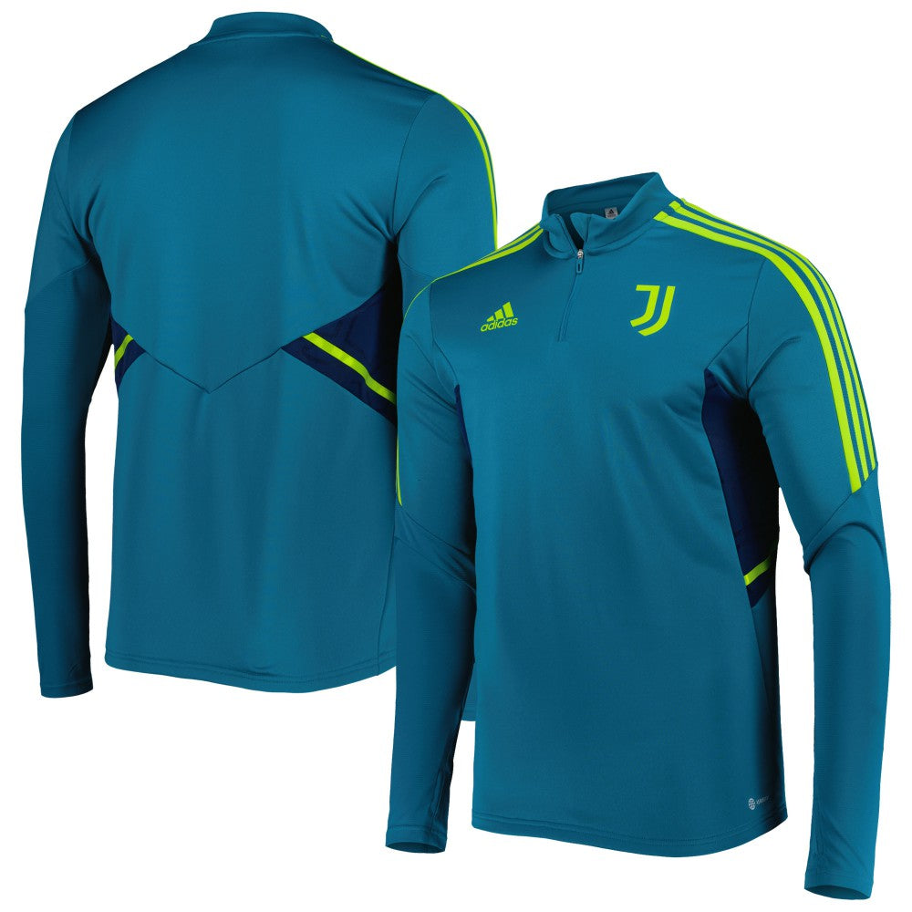 Juventus Team Training AEROREADY Quarter-Zip Top - Teal | Adidas on sale