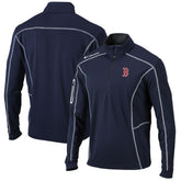 Boston Red Sox Shotgun Omni-Wick Quarter-Zip Pullover Jacket - Navy | Columbia