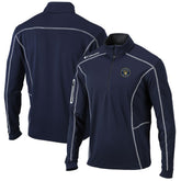 Milwaukee Brewers Shotgun Omni-Wick Quarter-Zip Pullover Jacket - Navy | Columbia