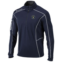 Milwaukee Brewers Shotgun Omni-Wick Quarter-Zip Pullover Jacket - Navy | Columbia