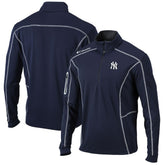 New York Yankees Shotgun Omni-Wick Quarter-Zip Pullover Jacket - Navy | Columbia