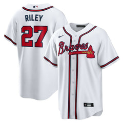 Austin Riley Atlanta Braves Home Replica Player Jersey - White | Nike
