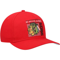 Chicago Blackhawks '47 Reflex Hitch Snapback Hat Red