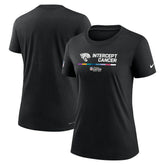 Jacksonville Jaguars Women's NFL Crucial Catch Performance T-Shirt - Black | Nike sale