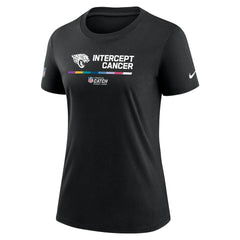 Jacksonville Jaguars Women's NFL Crucial Catch Performance T-Shirt - Black | Nike sale