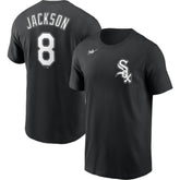 Bo Jackson Chicago White Sox Cooperstown Collection Name & Number T-Shirt - Black | Nike