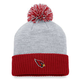 Arizona Cardinals Women's Ash Cuffed Knit Hat with Pom - Heather Gray outlet