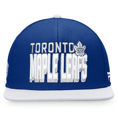 Toronto Maple Leafs Fanatics Heritage Retro Two-Tone Snapback Hat Blue/White