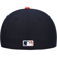 Detroit Tigers Authentic Collection On-Field Road 59FIFTY Fitted Hat - Navy | New Era