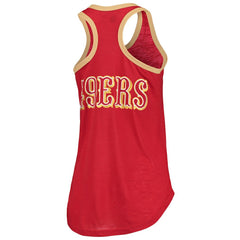 San Francisco 49ers G-III 4Her by Carl Banks Women's Tater Burnout Tank Top - Scarlet online