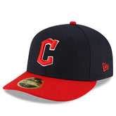 Cleveland Guardians Authentic Collection On-Field Home Low Profile 59FIFTY Fitted Hat - Navy/Red | New Era