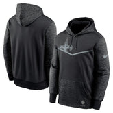 New Orleans Saints RFLCTV Chevron Pullover Hoodie - Black | Nike for sale