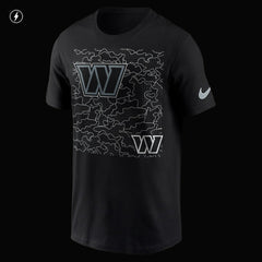 Washington Commanders RFLCTV T-Shirt - Black | Nike on sale