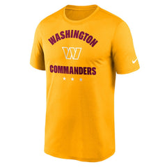 Washington Commanders Arch Legend T-Shirt - Gold | Nike outlet